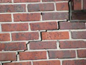 cracked brick exterior