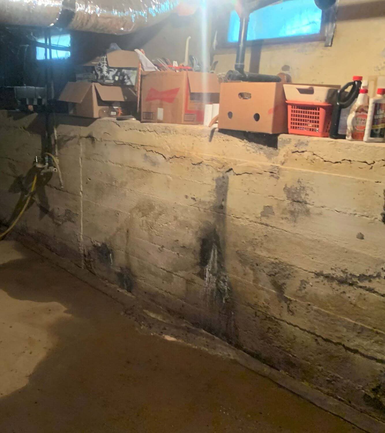 leaking basement