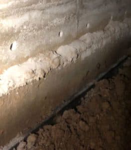 geochannel track in crawl space