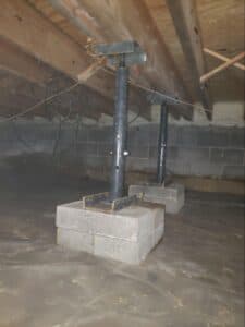 Repaired Crawl Space