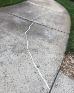 Same driveway, after repairs